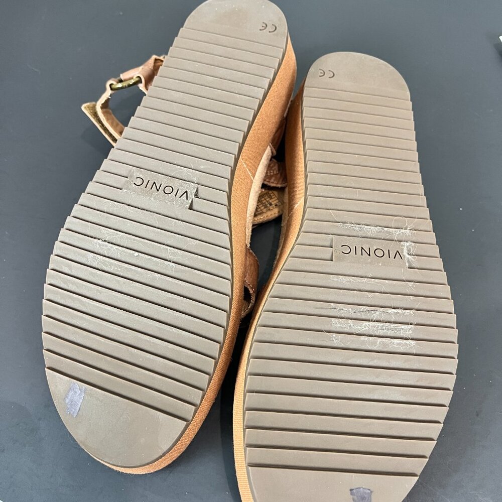 Women's Vionic Adjustable Leather Strap Sandal Si… - image 7